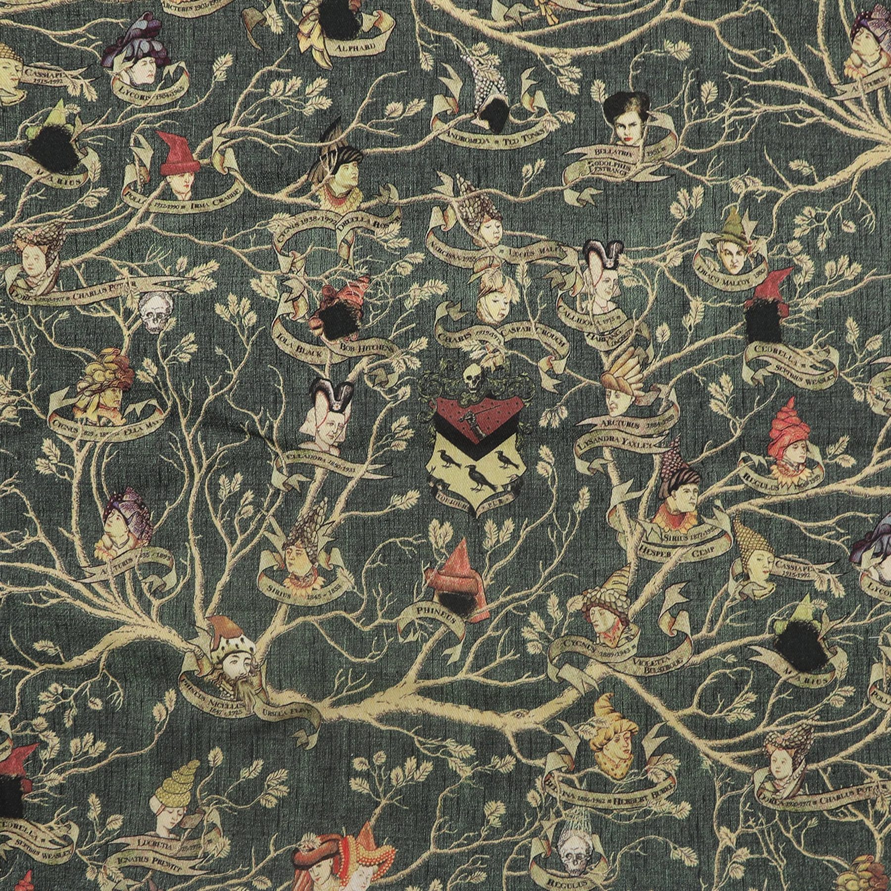 Black Family Tapestry Cushion Cover - Image 2
