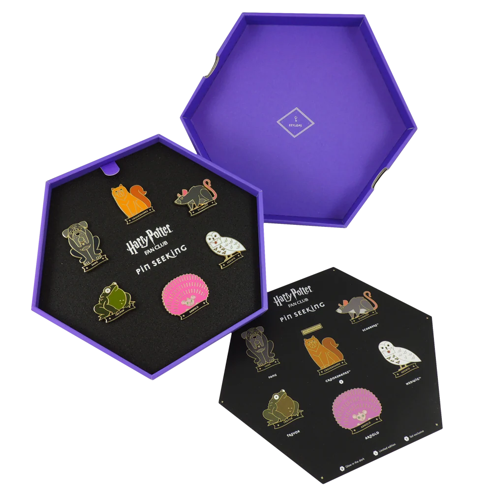 First Edition Hogwarts Pets Enamel Pins Set