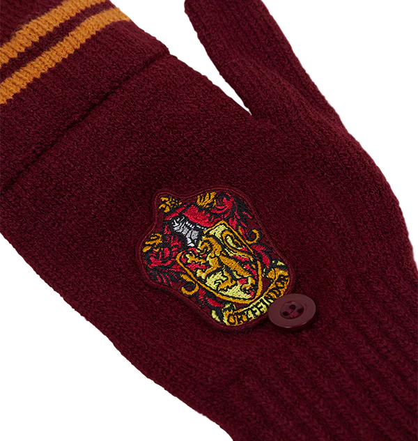 Gryffindor Knitted Mitten Capped Gloves - Image 4