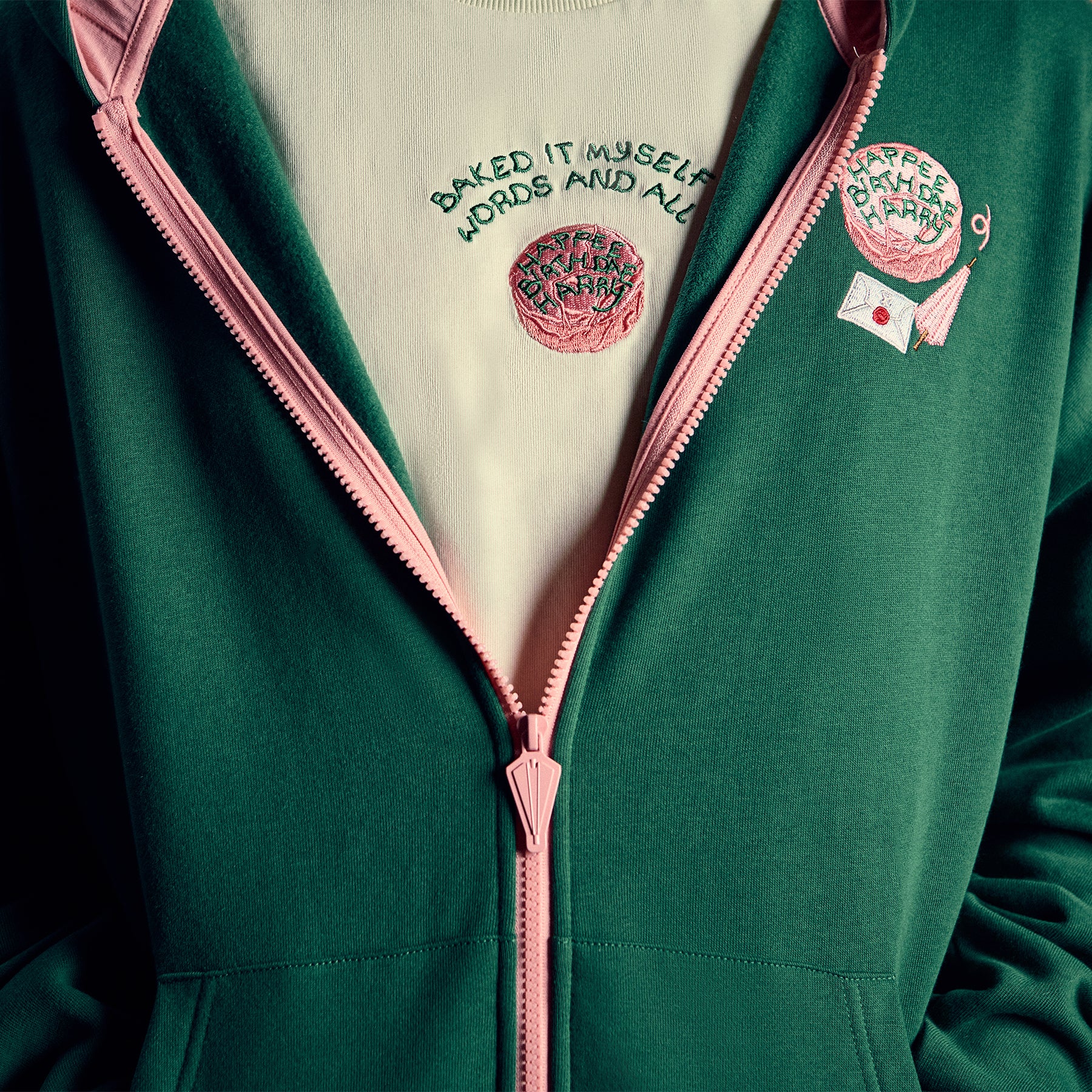 Happee Birthdae Zip Hoodie - Image 2