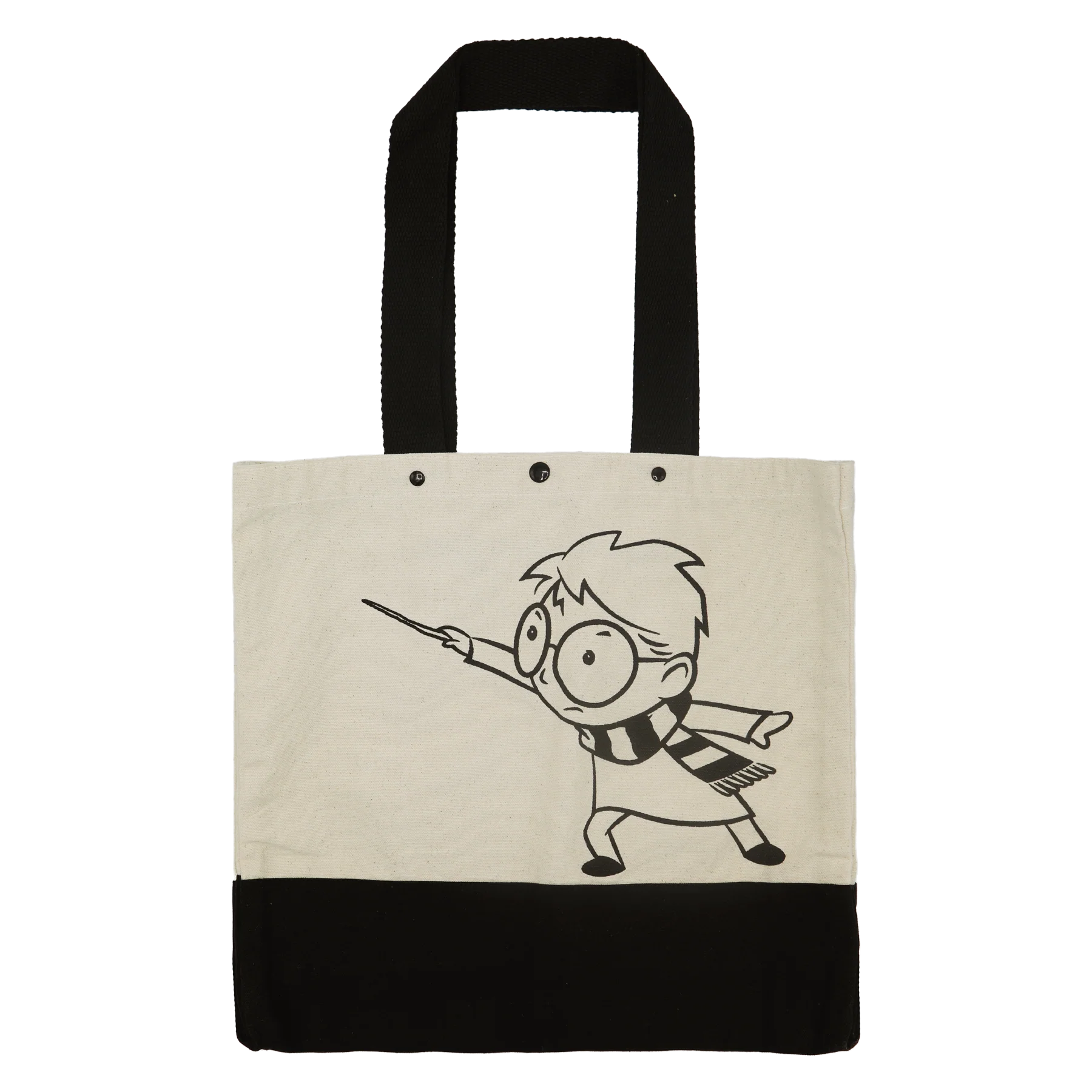 Harry Potter Illustrated Canvas Tote Bag