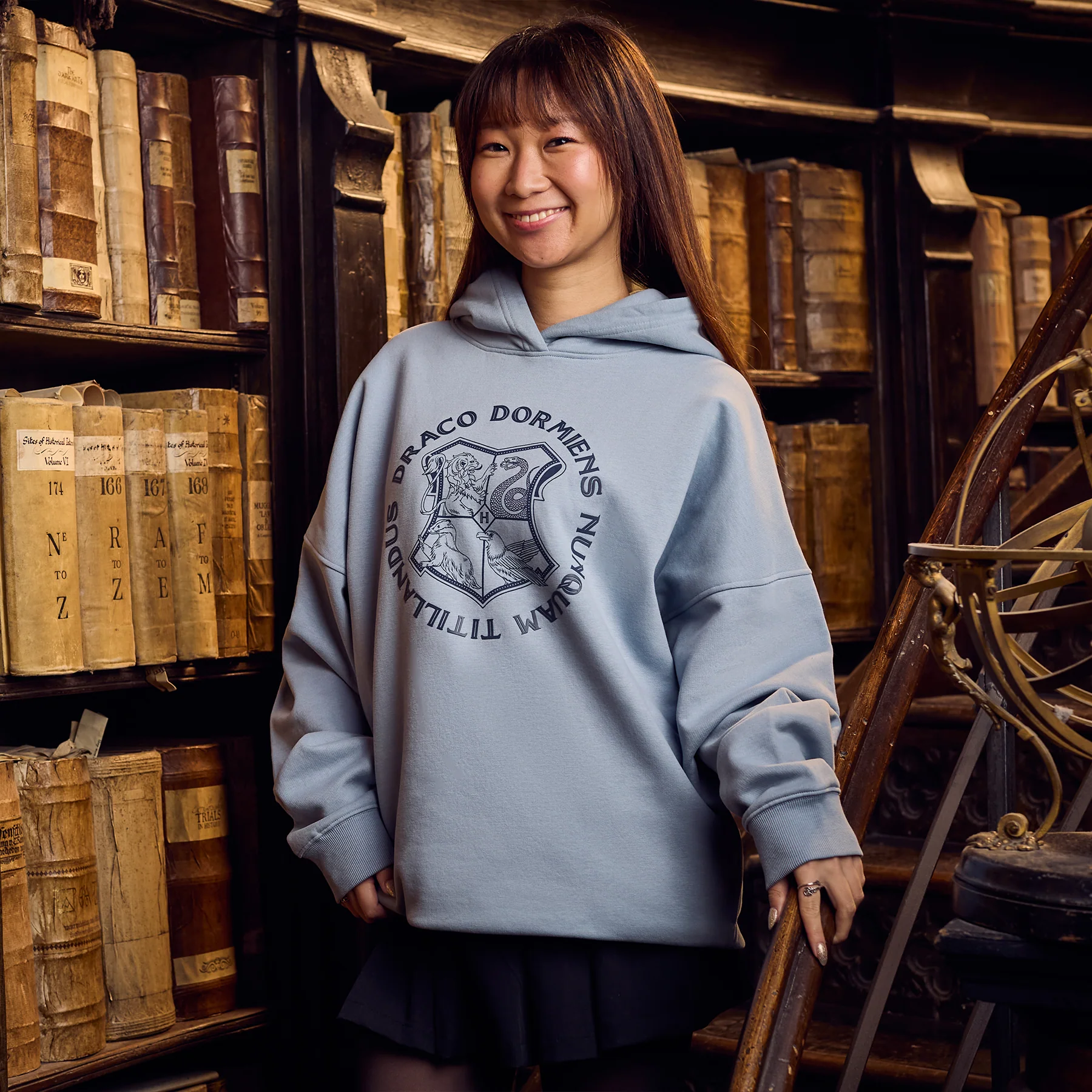 Hogwarts Crest Logo Hoodie - Image 2