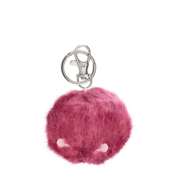 Pink Pygmy Puff Keyring - Image 2