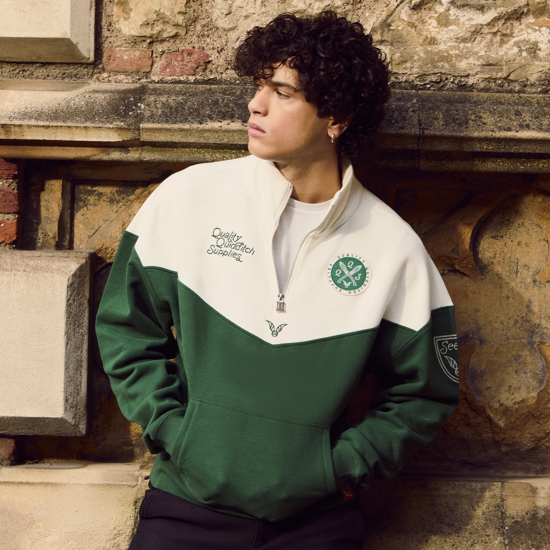 Quality Quidditch Supplies Half Zip Sweatshirt - Image 2