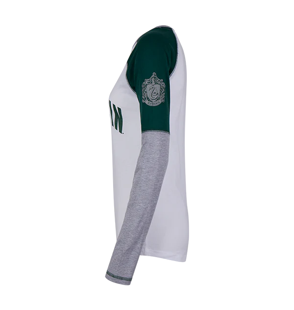 Slytherin Ladies Raglan Shirt - Image 2