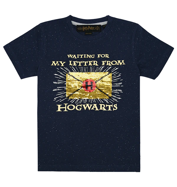 Kids "Waiting For My Letter" Sequin T-Shirt - Image 2